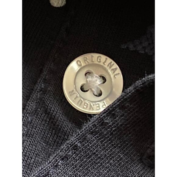 PENGUIN Heritage Slim-Fit Navy Blue Ice Cream Cone Polo sz XL - Picture 4 of 8